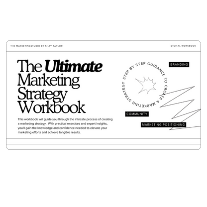 The Ultimate Marketing Strategy Workbook