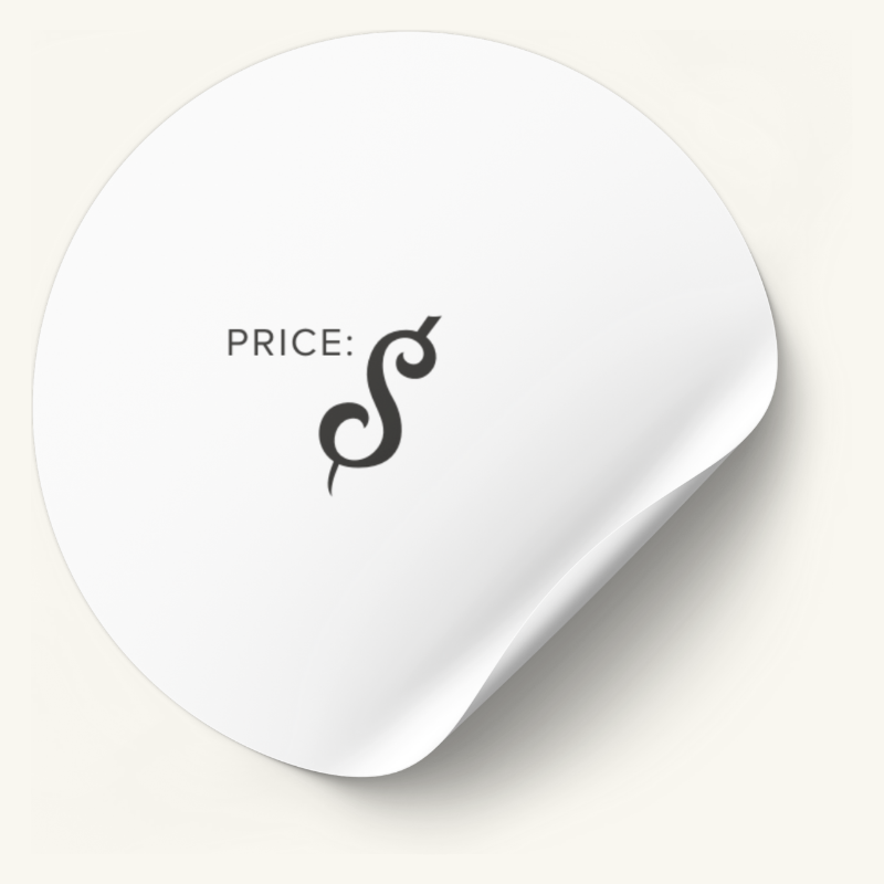 Psalms Price Sticker