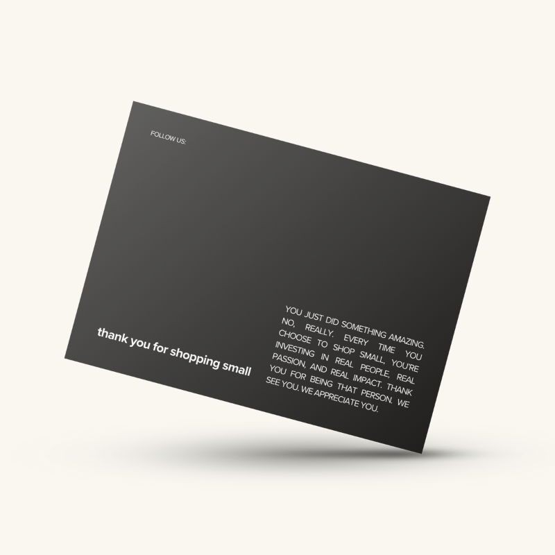 Psalms Post Purchase Card