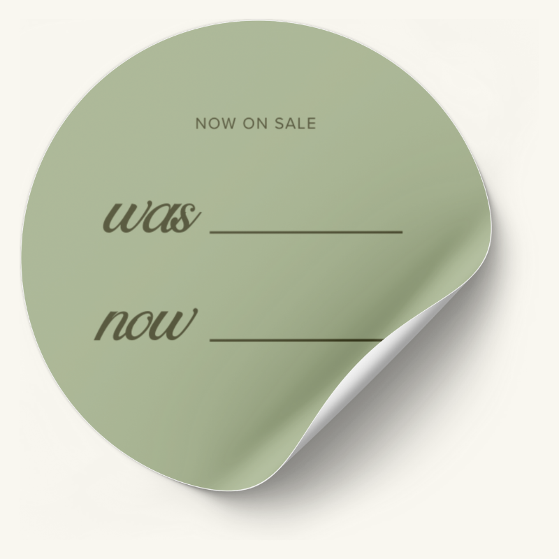 Psalm Discounted Price Stickers