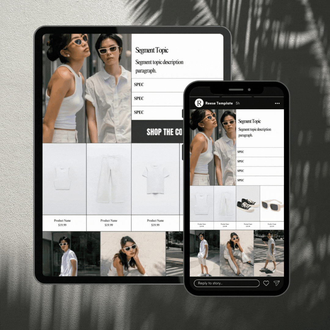 Bleeker Template Pack (Instagram Story + E-Mail Bundle)