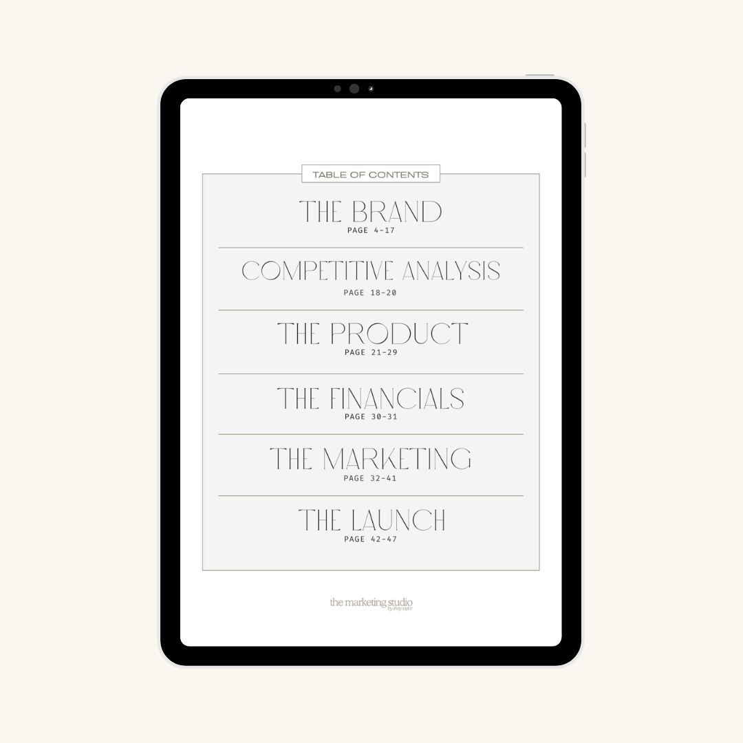 The Brand Planner