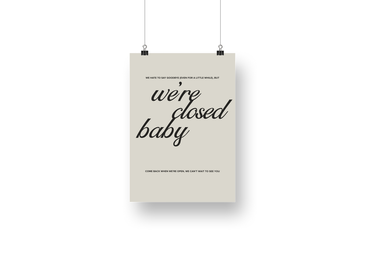 Psalms We’re Open/Closed Baby Sign Pack